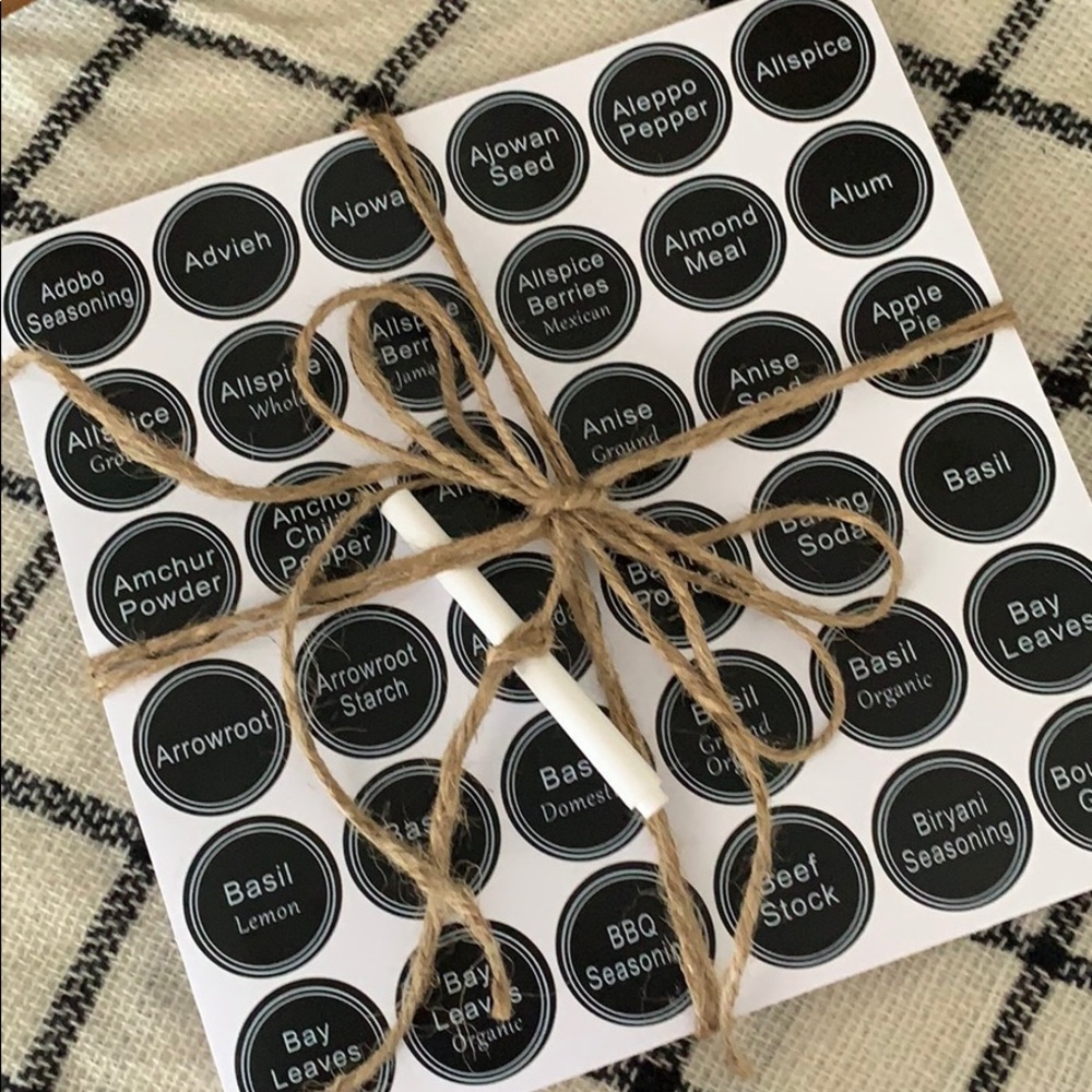 Spice labels